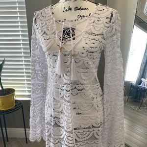 Summer bikini cover dress